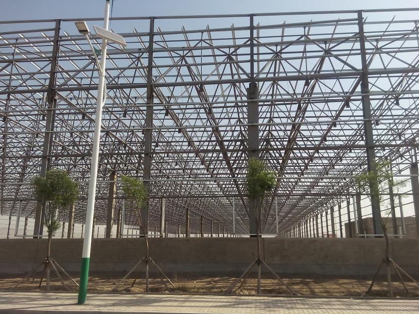 鹤岗汽车工业厂房网架