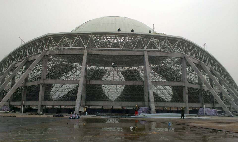 鹤岗温泉馆网架工程